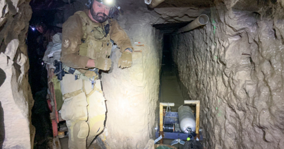 Agenci federalni w  San Diego odkryli podziemny tunel do przemytu narkotyków. Nielegalny obiekt był wyposażony w system wind i elektryczność.