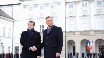 Macron o reformie polskiego wymiaru sprawiedliwości: Wyraziłem zaniepokojenie