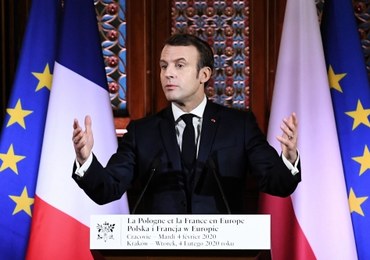 Macron w Krakowie o relacjach francusko-polskich: Nie mogą ograniczać się do banałów