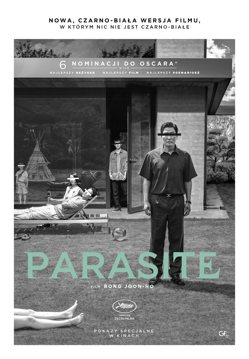 Po wielu sukcesach i w ogniu walki o sześć Oscarów koreańska produkcja "Parasite" doczekała się nowej, czarno-białej wersji filmu. 