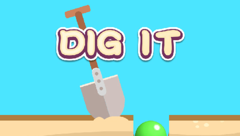 Gra online za darmo Dig This to gra mobilna, w której sterujesz łopatą i musisz wykopać drogę dla piłki, aby ta dotarła do końca poziomu. Jeśli lubisz gry zręcznościowe, które wymagają od Ciebie strategicznego myślenia i refleksu, to gra jest właśnie dla Ciebie!