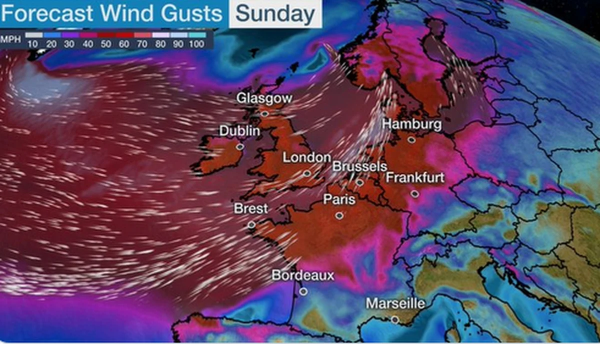 Brytyjskie służby meteorologiczne wydały ostrzeżenia przed zbliżającym się sztormem Ciara. Silny wiatr i  opady mogą zakłócić kursowanie pociągów i powodować przerwy w dostawie prądu.