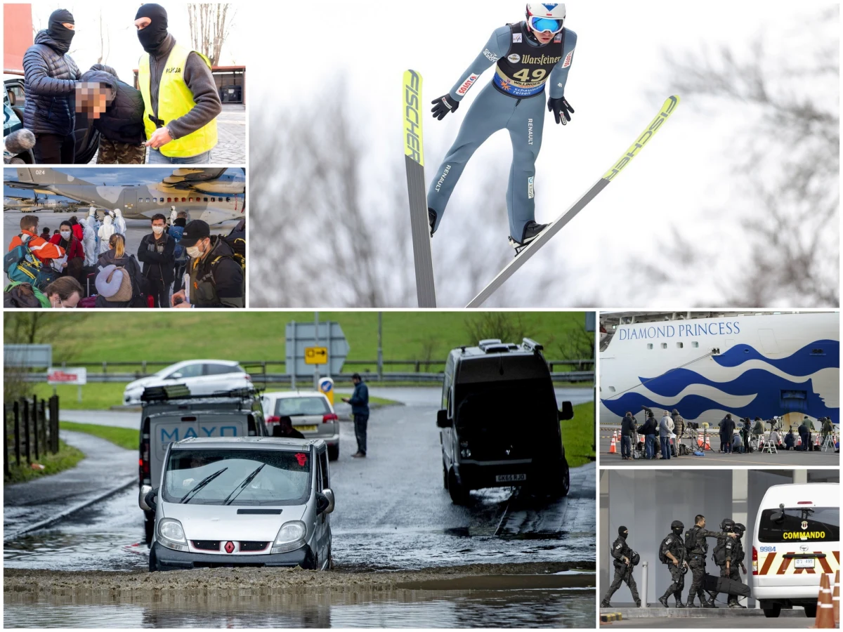 Cały czas śledzimy doniesienia o rozprzestrzenianiu się koronawirusa z Wuhan. Kolejne kraje informują o wykrytych przypadkach zachorowań. Nie stwierdzono koronawirusa u pięciorga osób, które w sobotę przyleciały do Warszawy z Chin na pokładzie samolotów brazylijskich sił powietrznych. W sobotę w okolicy popularnego centrum handlowego w Tajlandii doszło do strzelaniny. Napastnikiem okazał się być żołnierz – zabił 26 osób. Dopiero w niedzielę rano policji udało się unieszkodliwić mężczyznę. W północno-zachodniej Europie szaleje sztorm Ciara. Z powodu silnego wiatru zostają odwołane kolejne loty. Przygotowaliśmy dla Was podsumowanie najważniejszych wydarzeń weekendu!