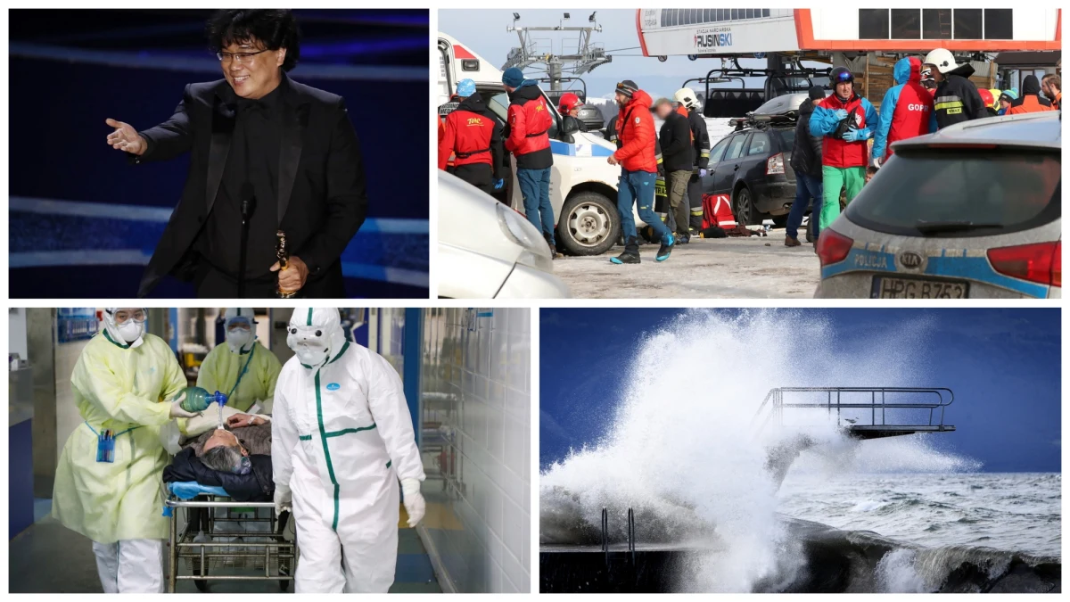 Poniedziałek przyniósł emocjonujące wieści w światku filmowym. Oscara dla najlepszego filmu po raz pierwszy w historii zdobył film nieanglojęzyczny - koreański "Parasite". Film Bonga Joon-ho triumfował także w trzech innych kategoriach: najlepszy reżyser, najlepszy scenariusz oryginalny i najlepszy film międzynarodowy. W Polsce tragiczne informacje napłynęły z Bukowiny Tatrzańskiej. Wiatr zerwał tam dach wypożyczalni sprzętu narciarskiego, który następnie uderzył w kilkuosobową rodzinę. W wyniku zdarzenia zginęła 52-letnia matka i jej dwie córki. Silny wiatr szaleje nie tylko w Polsce i w Europie. Rządowe Centrum Bezpieczeństwa apeluje, by uważać. Najważniejsze informacje zebraliśmy dla Was w naszym Podsumowaniu Dnia.