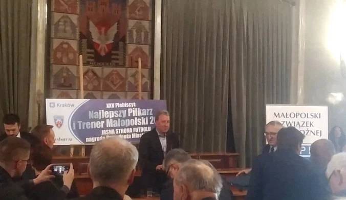 Antoni Szymanowski piłkarzem stulecia w Małopolsce. Wideo