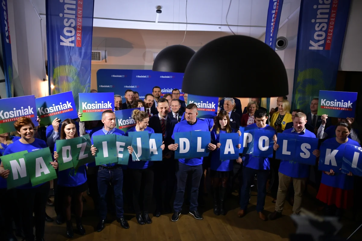 "Nadzieja dla Polski" to hasło wyborcze lidera ludowców Władysława Kosiniaka-Kamysza. Kandydat na prezydenta przedstawił również skład swojego sztabu, którego rzecznikiem został Dariusz Klimczak.