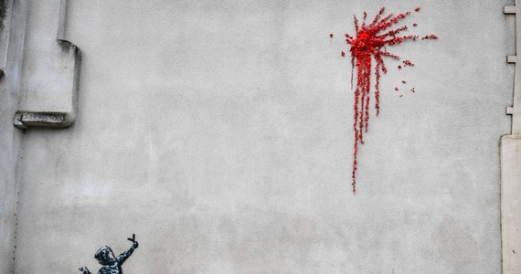 Walentynkowy mural Banksy’ego w Bristolu został zniszczony. Wandale zrobili to w zaledwie 48 godzin po jego powstaniu.