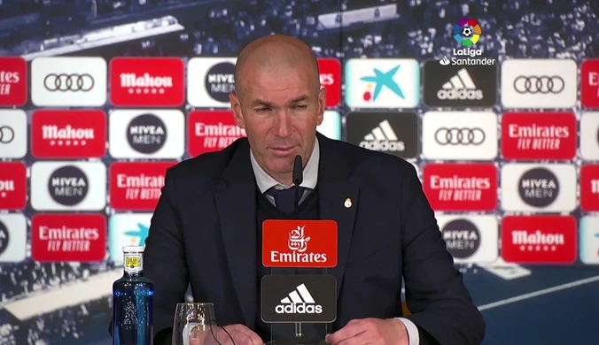 Zinedine Zidane (Real Madryt) po meczu z Barceloną 2-0. Wideo