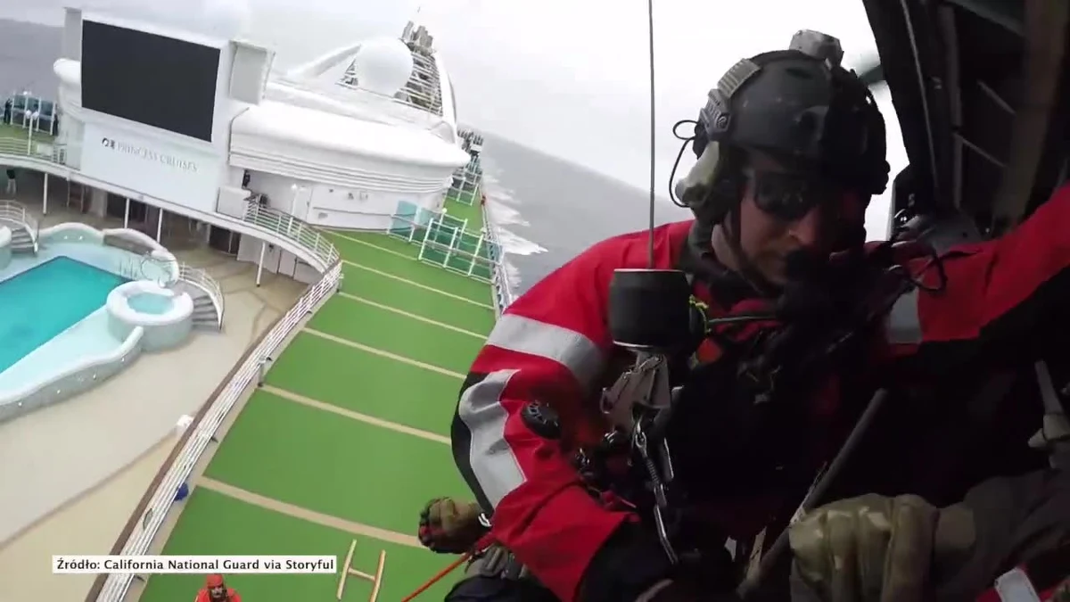 Funkcjonariusze Gwardii Narodowej dostarczyli helikopterem testy do badania koronowirusa na statek wycieczkowy Grand Princess u wybrzeża Kalifornii. Jednostka została poddana kwarantannie na morzu. Statek został odizolowany po potwierdzeniu, że osoba, która wcześniej znajdowała się na pokładzie, zmarła na chorobę wywołaną przez koronawirusa SARS-CoV-2. Istnieje podejrzenie, że zmarły mógł mieć kontakt z pasażerami, którzy pozostają na wycieczkowcu.