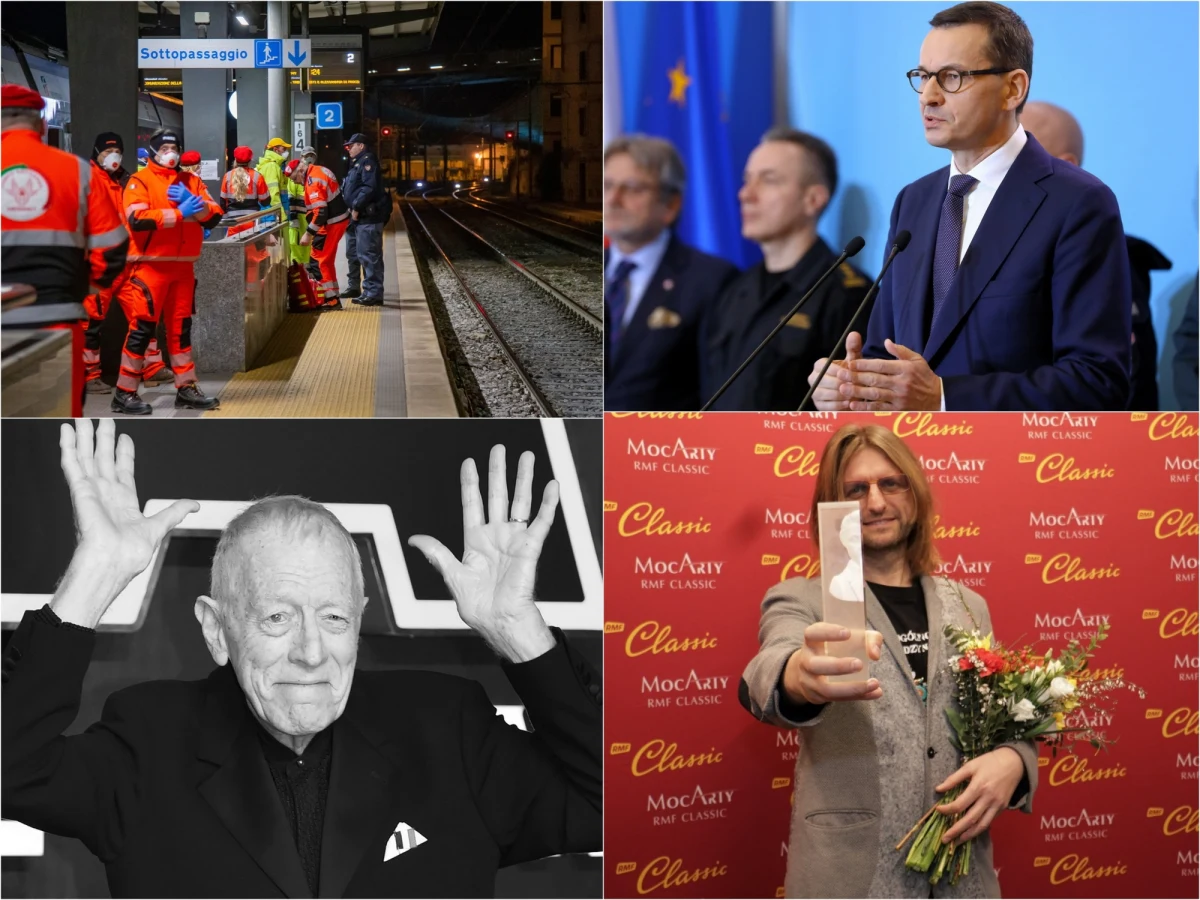 Walka z koronawirusem niezmiennie dominuje w medialnych doniesieniach. W Polsce odnotowano już 17 przypadków. Wdrożono kontrole sanitarne na głównych przejściach granicznych z Niemcami i Czechami. We Włoszech zmarły już 463 osoby zarażone koronawirusem. Prezydent Andrzej Duda na wtorek na godz. 11.00 zwołał posiedzenie Rady Bezpieczeństwa Narodowego. Nie żyje Max von Sydow, legendarny szwedzki aktor. Już po raz dziesiąty rozdano MocArty RMF Classic. Oto nasze podsumowanie najważniejszych i najciekawszych informacji dnia!