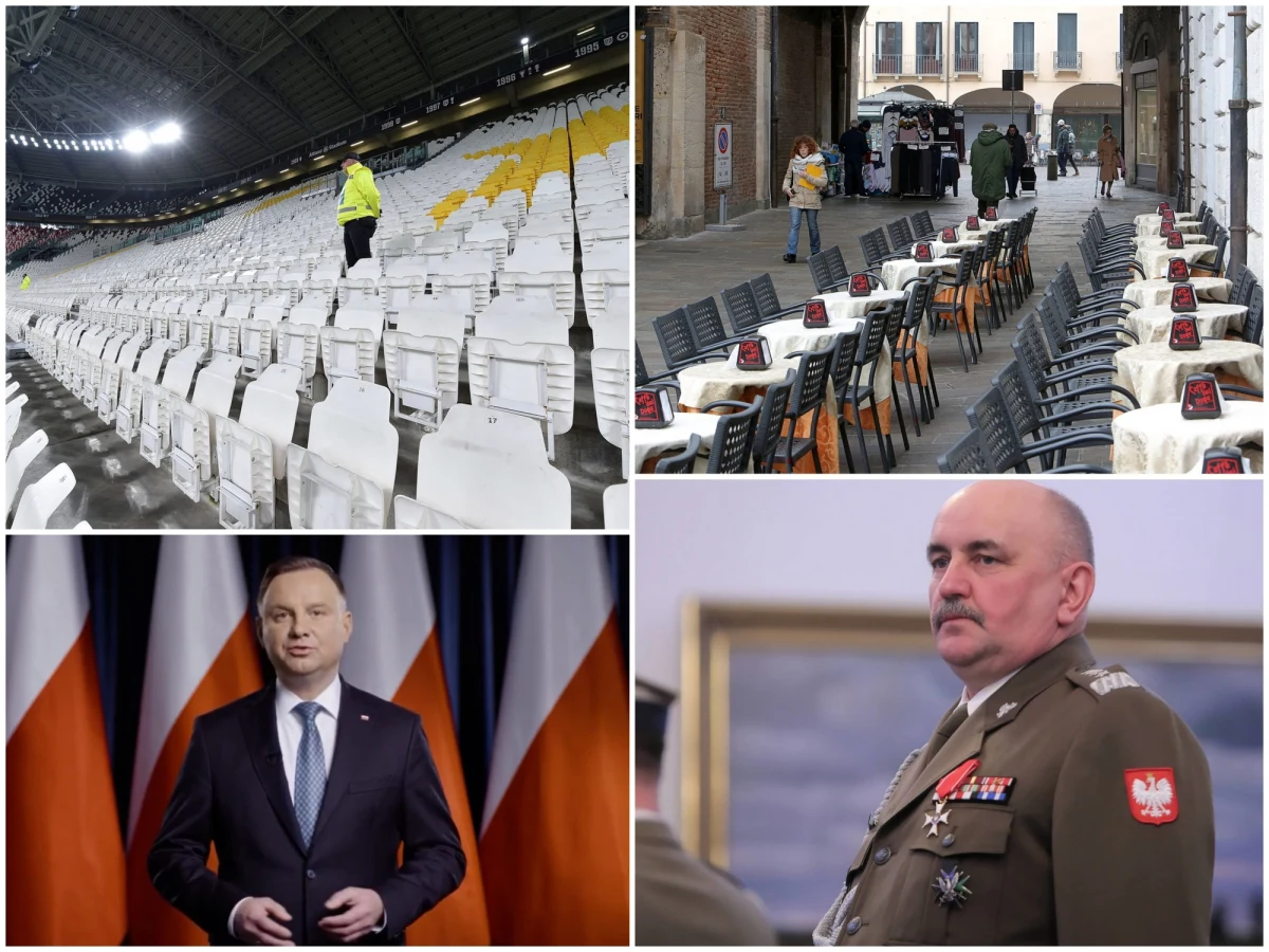 W Polsce odnotowano już 22 przypadki koronawirusa. Premier Mateusz Morawiecki ogłosił we wtorek decyzję o odwołaniu wszystkich imprez masowych. Wieczorem prezydent Andrzej Duda wygłosił orędzie. "Podejmowane są konieczne, zdecydowane działania, które mają jak najskuteczniej chronić Polaków" - mówił. Do 631 wzrosła we Włoszech liczba zmarłych zakażonych koronawirusem. Oto nasze podsumowanie najważniejszych informacji dnia!