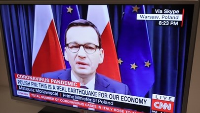 Morawiecki w CNN: Szczyt pandemii jeszcze przed nami