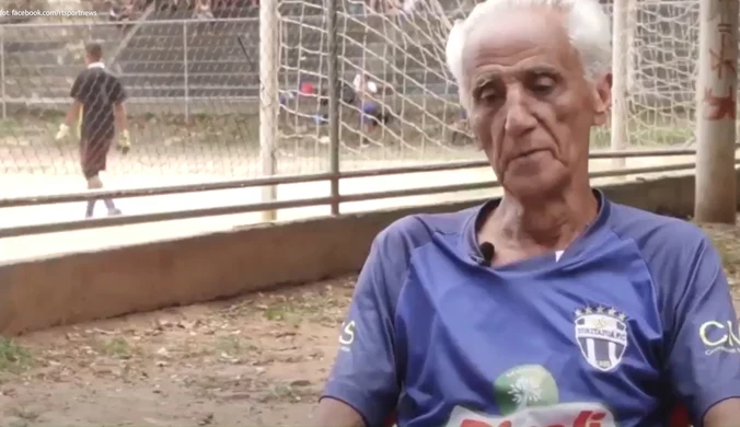 Niesamowite, ma 81 lat i ciągle gra w piłkę! Wideo