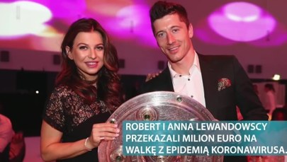 Anna i Robert Lewandowscy przekazali milion euro na walkę z epidemią koronawirusa
