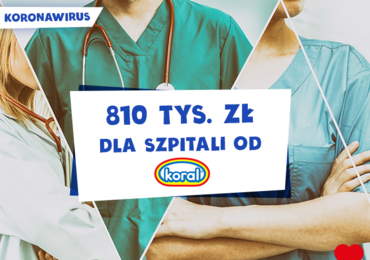 Koral przekaże ponad 800 tys. zł dla szpitali w Małopolsce i na Podkarpaciu