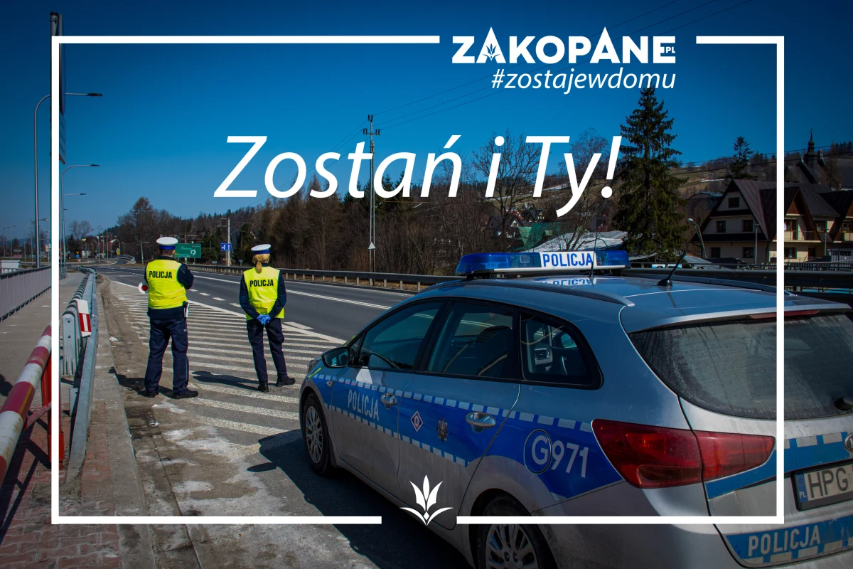Przy wjeździe do Zakopanego pojawiły się patrole policyjne. Funkcjonariusze kontrolują wszystkie samochody, które nie mają lokalnych numerów rejestracyjnych. Sprawdzają, czy nie jest łamany zakaz przemieszczania się. Chodzi o powstrzymanie osób, które mimo wprowadzonych ograniczeń, będą chciały spędzić weekend w górach. Obostrzenia będą też obowiązywały nad morzem. 