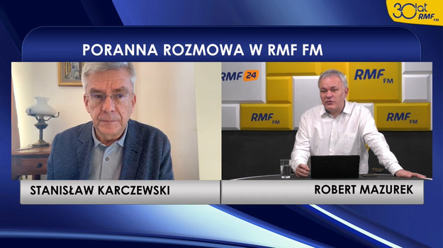 Robert Mazurek dopytywał swojego gościa, czy w związku z wycofaniem się z wyborów Małgorzaty Kidawy-Błońskiej Prawo i Sprawiedliwość zmieni termin wyborów. "Nikt nie forsuje. Jest to normalnie ustalony termin" podkreślał Stanisław Karczewski. 