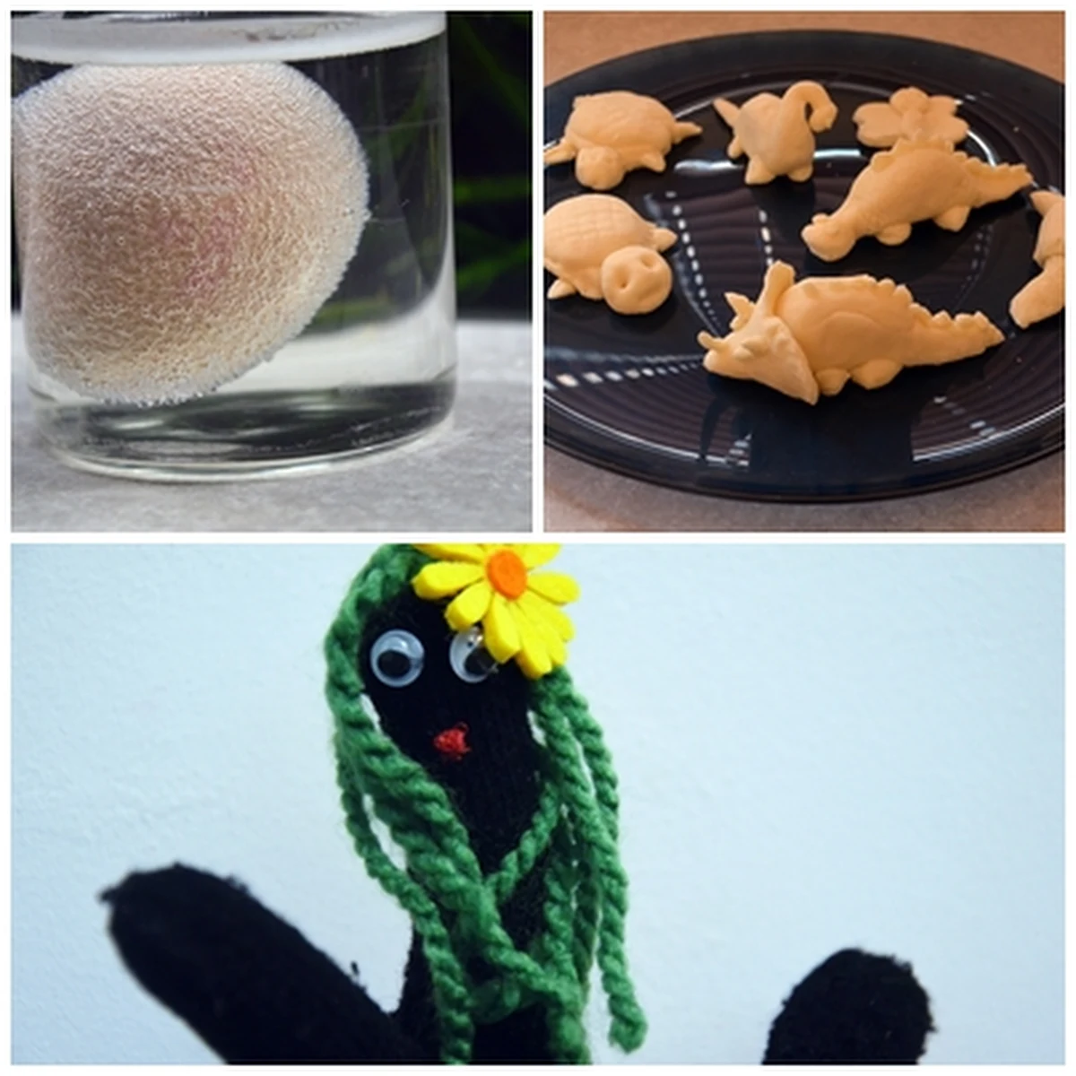 We wtorek, mimo siedzenia w domu, nadal nie dajemy się nudzie. Proponujemy stworzenie Pani Rękawiczki, jajeczny eksperyment i zabawę masą solną. 