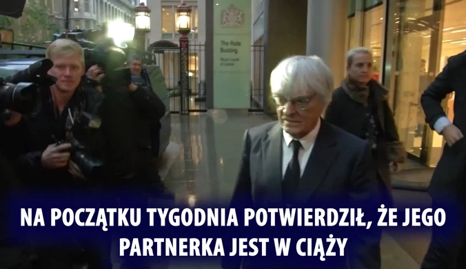 F1. 89-letni Bernie Ecclestone zostanie ojcem po raz czwarty. Wideo 