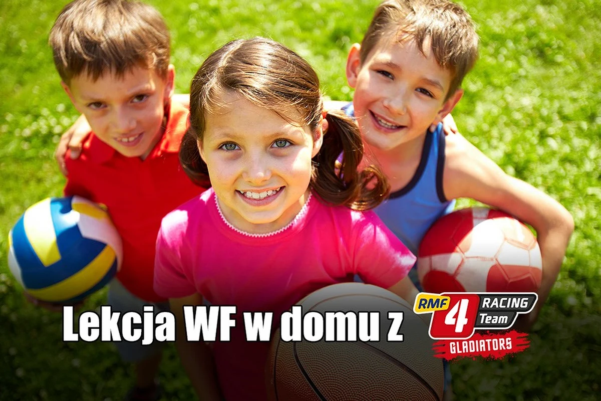 Nawet podczas kwarantanny związanej z koronawirusem dzieci mogą mieć lekcje wychowania fizycznego i świetnie się przy tym bawić. Do ćwiczeń potrzeba dostępu do internetu, trochę wolnego miejsca w pokoju i dobrych chęci. Już kilkanaście tysięcy osób ćwiczyło z drużyną sportową RMF4RT Gladiators.