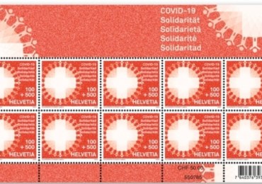 Szwajcarska poczta wspiera walkę z koronawirusem. "Znaczek symbolizuje solidarrność"