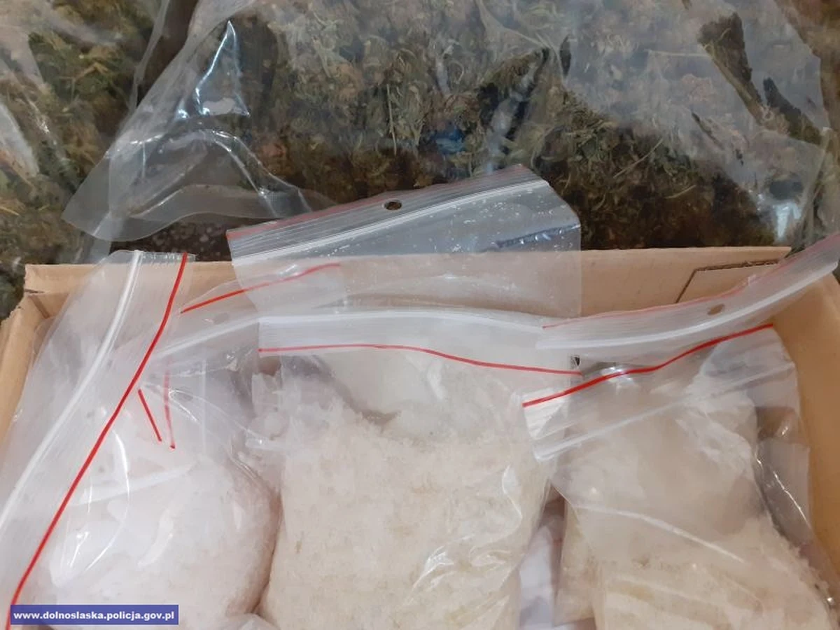 Dolnośląscy policjanci przechwycili niemal sześć kilogramów narkotyków – marihuanę, metamfetaminę oraz kokainę. Zatrzymano mężczyznę, który trafił już do aresztu na trzy miesiące. Grozi mu do 10 lat więzienia. 