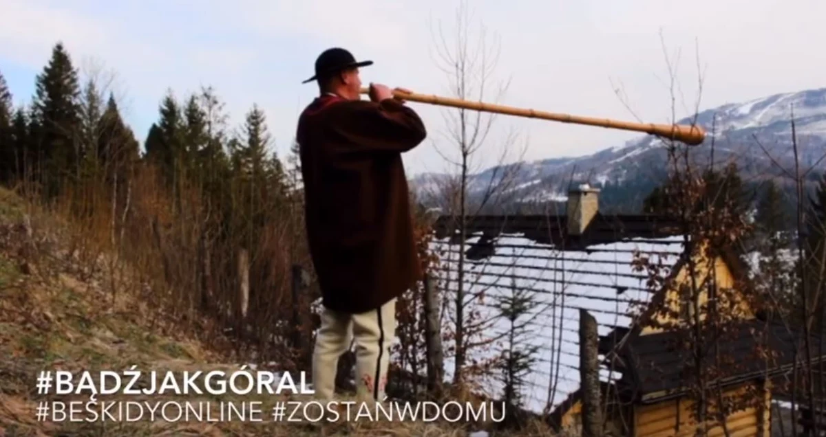 Można się nie widywać, a mimo to doskonale rozumieć. Górale z tzw. Beskidzkiej Piątki, czyli z Brennej, Istebnej, Szczyrku, Ustronia i Wisły od wieków mają swoje sprawdzone sposoby porozumiewania się na odległość przy pomocy trombit. Przypominają o tym teraz, w czasie izolacji i kwarantanny. 