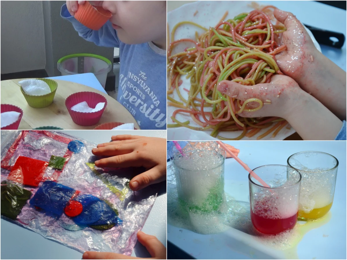 Zabawy sensoryczne mają bardzo pozytywny wpływ na rozwój dziecka. Mały człowiek powinien jak najwięcej doświadczać świata - wszystkimi zmysłami. Pozwólmy mu odczuwać zapachy, faktury, dźwięki. Uczmy opisywać te doświadczenia, a rozwiniemy spostrzegawczość maluchów i pozytywnie wpłyniemy na rozwój mowy. W domu także jest sporo okazji, by obserwować świat. Pomóżmy tylko to zauważyć. 