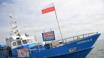 „Panie premierze, chcemy żyć”. Trwa protest armatorów wędkarstwa