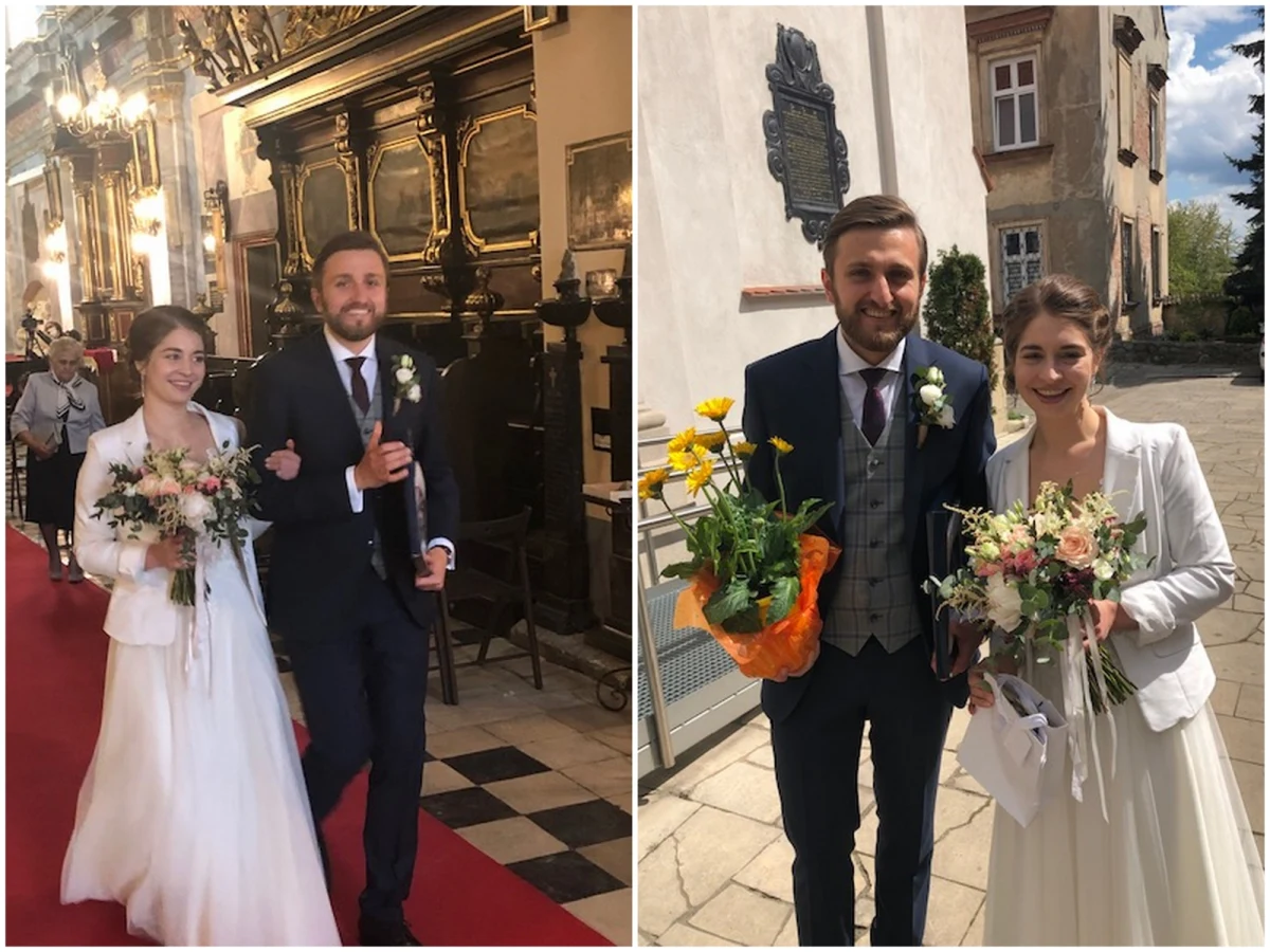 Nasz redakcyjny kolega, wydawca RMF24.pl Arkadiusz Grochot i jego wybranka Agnieszka wzięli ślub!