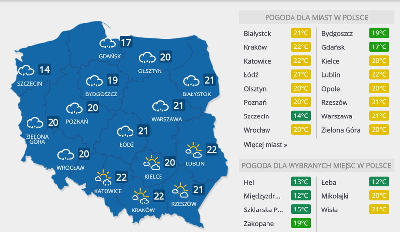 Na Poczatku Maja Pogoda Nas Nie Rozpieszcza Pogoda W Interia Pl