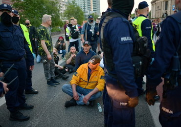 62 osoby zatrzymane po proteście przedsiębiorców w Warszawie