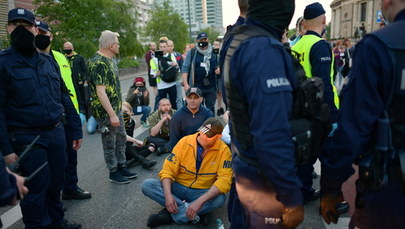 62 osoby zatrzymane po proteście przedsiębiorców w Warszawie