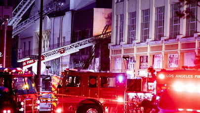 Eksplozja w centrum Los Angeles. "Strażacy musieli uciekać przez ścianę ognia"