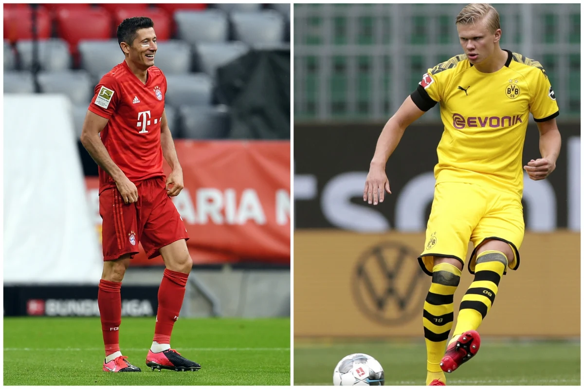 Wtorkowy mecz Borussii Dortmund z Bayernem Monachium w niemieckiej Bundeslidze ma wiele aspektów, ale jeden szczególnie przyciąga uwagę - oczy ekspertów i kibiców skierowane będą na linię ataku, gdzie dojdzie do pojedynku Roberta Lewandowskiego z Erlingiem Haalandem.