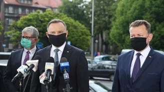 Prezydent: Przepraszam za rodaków, którzy w czasie epidemii zachowali się podle