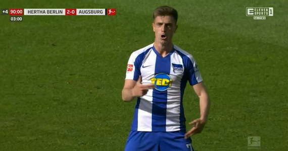 Hertha - Augsburg 2-0 - skrót. Gol Krzysztofa Piątka ...