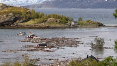 Osunięcie ziemi w Norwegii. Morze pochłonęło osiem domów 