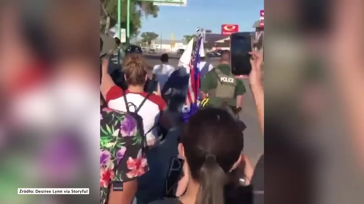 Dwóch mężczyzn przyszło na antyrasistowski protest w Fallon w Newadzie ubranych w białe kaptury Ku Klux Klanu oraz niosąc flagę z napisem „Trump”. Mężczyźni chcieli sprowokować demonstrujących jednak szybkie pojawienie się policji pozwoliło zapobiec możliwej przepychance. Funkcjonariusze odprowadzili obu prowokatorów z dala od protestujących przeciwko rasizmowi.