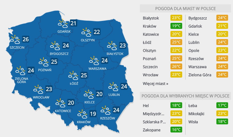 Pogoda Na Poczatek Tygodnia Zagrzmi W Calej Polsce Pogoda W Interia Pl