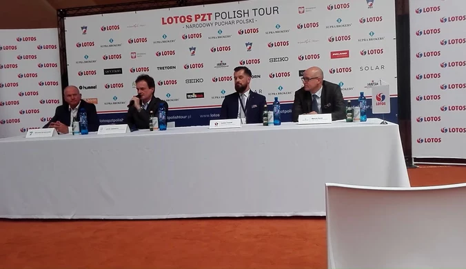 Konferencja prasowa przed Lotos PZT Polish Tour. "Wszystkie testy były ujemne". Wideo
