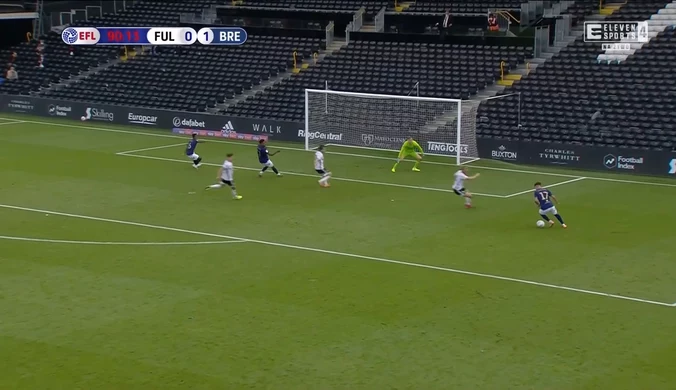 Championship. Fulham - Brentford 0-2 - skrót (ZDJĘCIA ELEVEN SPORTS). WIDEO