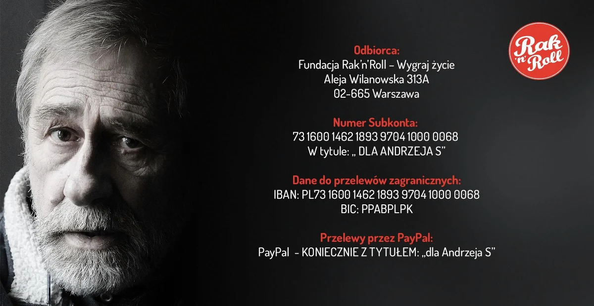 #DlaAndrzeja. Pod taki hasłem we wtorek 23 czerwca teatry z całej Polski zorganizują koncerty charytatywne dla Andrzeja Strzeleckiego. U aktora i pedagoga, byłego rektora PWST w Warszawie wykryto nieoperacyjnego raka płuc i oskrzeli.