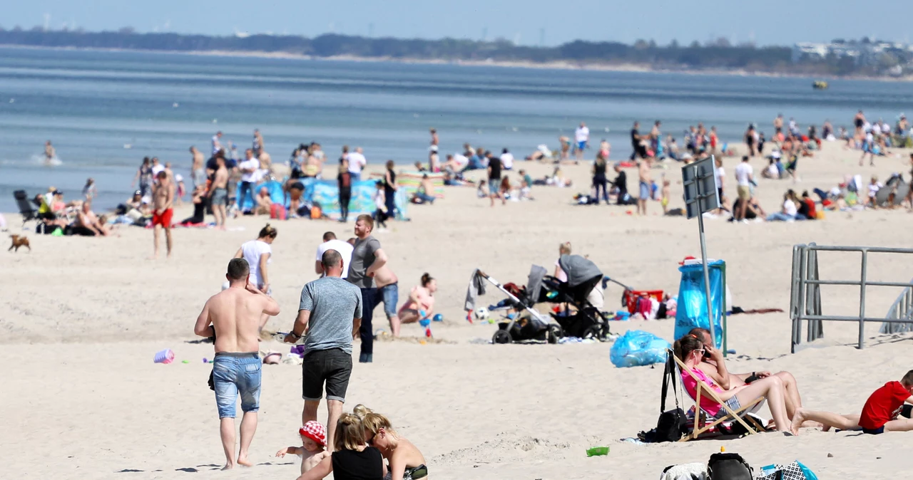 Plaża nad Bałtykiem, zdj. ilustracyjne