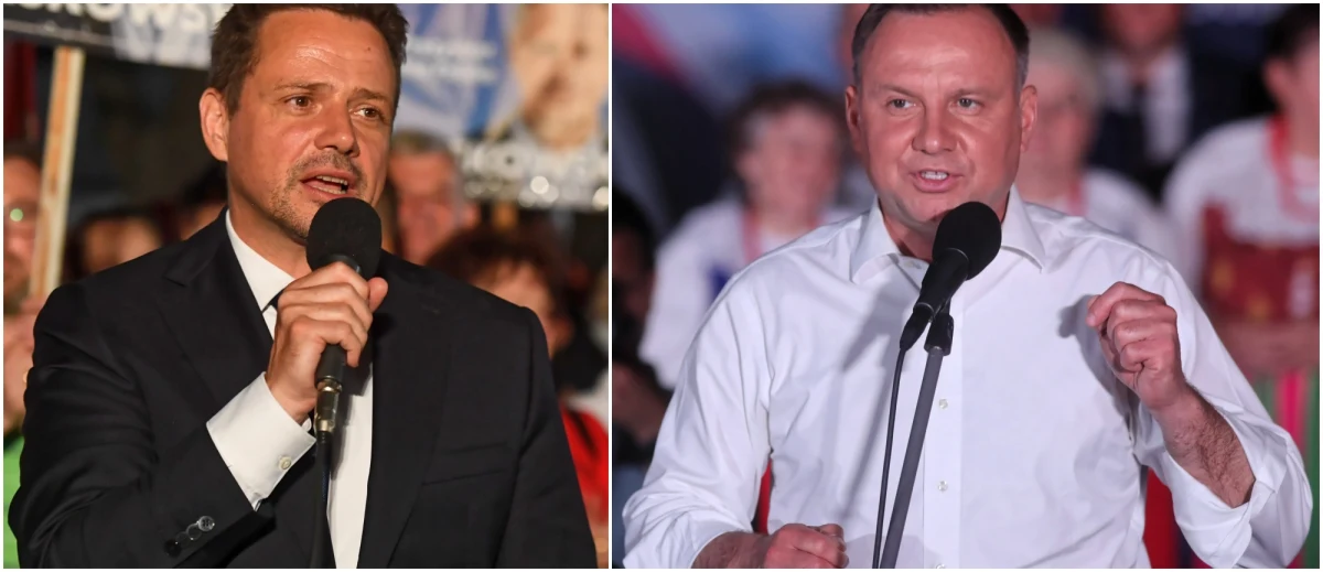 Według wyników late poll Ipsos z 90 proc. komisji, Andrzej Duda uzyskał 42,9 proc. głosów, a Rafał Trzaskowski 30,3 proc. Frekwencja wyniosła 64,3 proc. Oznaczałoby to, że obaj kandydaci zmierzą się w II turze wyborów prezydenckich 12 lipca. 