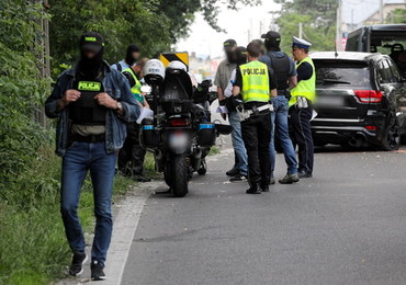 Wypadek podczas akcji CBŚP. W zderzeniu brały udział radiowozy i motocykl 