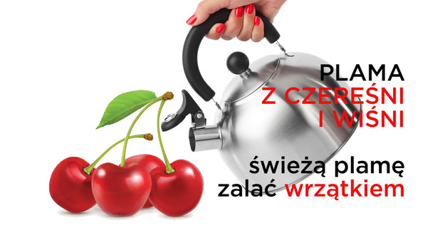 Plamy z czerwonych i fioletowych owoców są często trudne do usunięcia. 
Domowych sposobów nie należy mieszać ze sobą. Na każdy rodzaj barwników owocowych działa co innego i można tylko pogorszyć sprawę.
