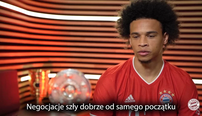 Bundesliga. Leroy Sane po podpisaniu kontraktu z Bayernem. Wideo