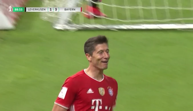 Puchar Niemiec. Bayer Leverkusen - Bayern Monachium 2-4. Dwa gole Lewandowskiego - skrót. Wideo