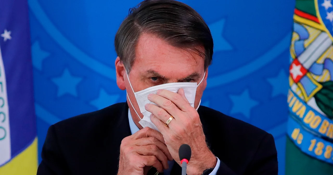 Prezydent Brazylii Jair Bolsonaro